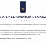 Comunicado Pumas