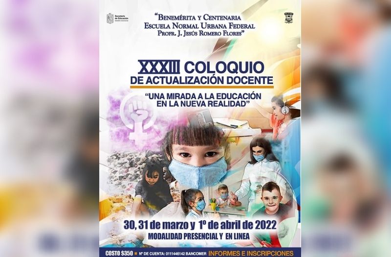 Anuncia ENUF XXXIII Coloquio de Actualización Docente - Sistema Michoacano  de Radio y Televisión
