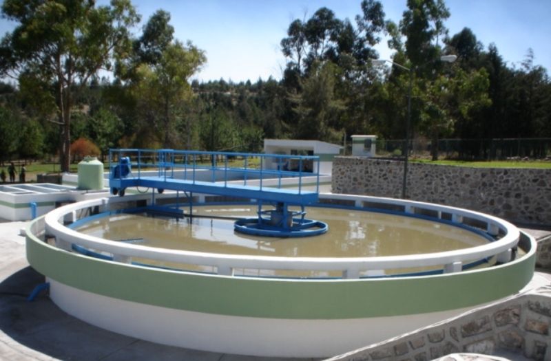 planta de tratamiento de aguas residuales