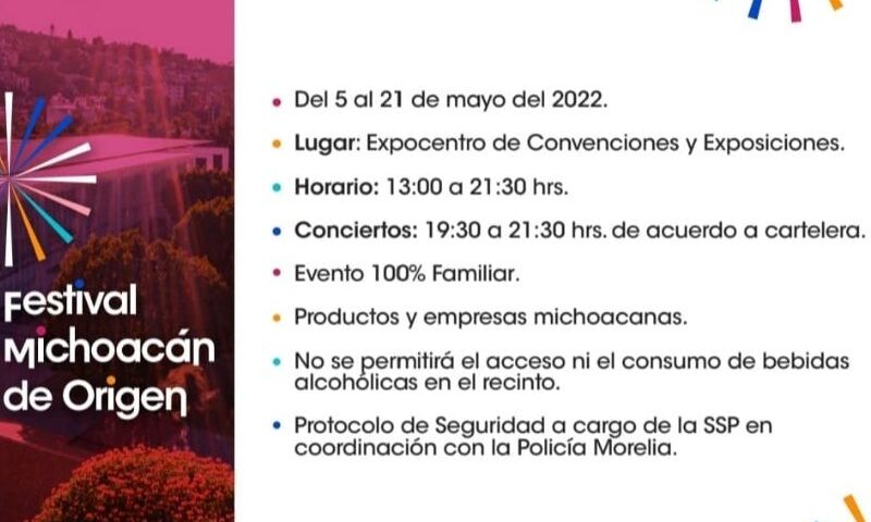 Festival Michoacán de Origen 2022