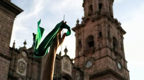 Morelia, marea verde, mujeres