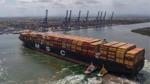 Portacontenedores más grande del mundo