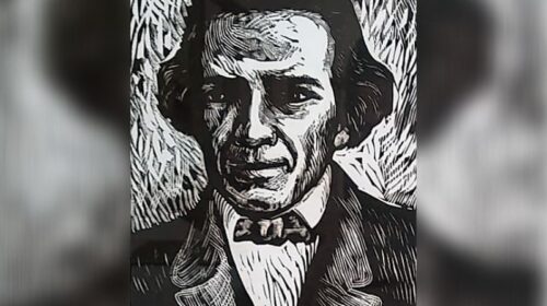 Grabado de Melchor Ocampo en el Museo de Arte Contemporáneo