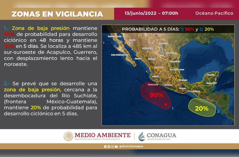 Lloverá con fuerza en Michoacán