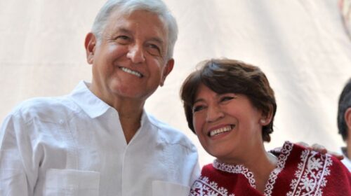 Delfina Gómez y AMLO