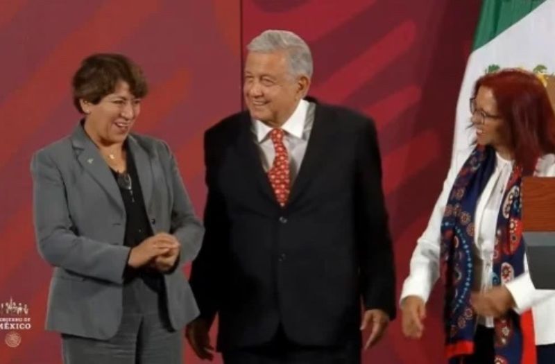 Delfina Gómez se despidió y agradeció al presidente López Obrador por la oportunidad.