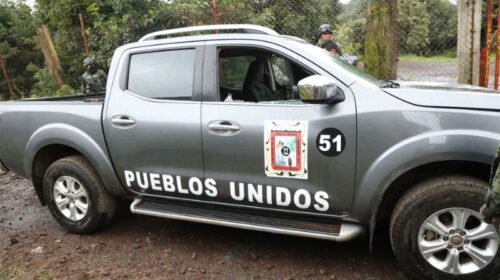 Camioneta Pueblos unidos