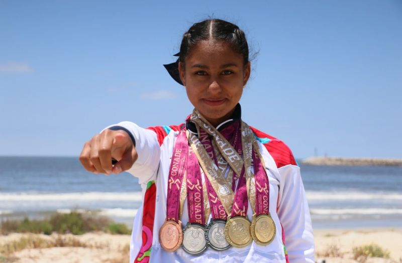 Medallista michoacana