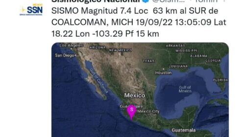 Sismo en Michoacán