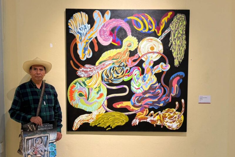Secum lleva expo itinerante de la Bienal Alfredo Zalce a la Casa de Cultura de Hidalgo